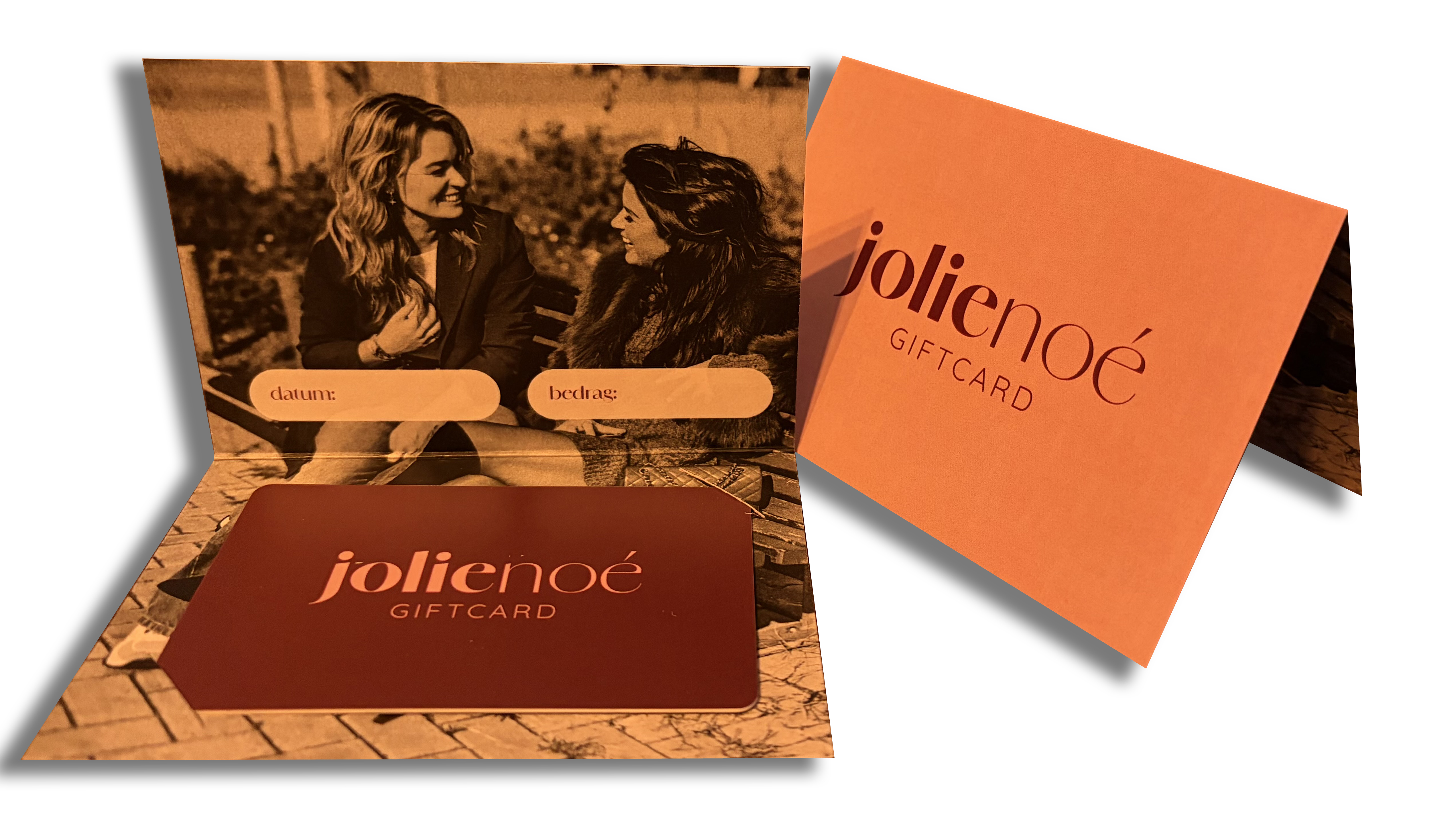 Giftcard verpakking voorbeeld